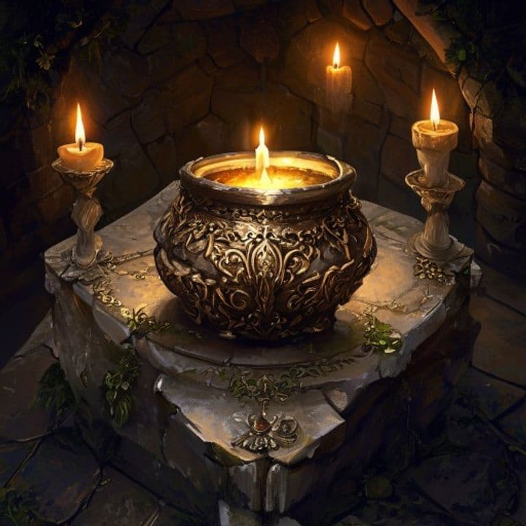 Honeypot of Awakening — fantasy item illustration