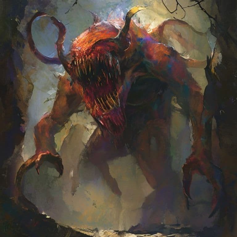 Arbeyach — fantasy monster illustration