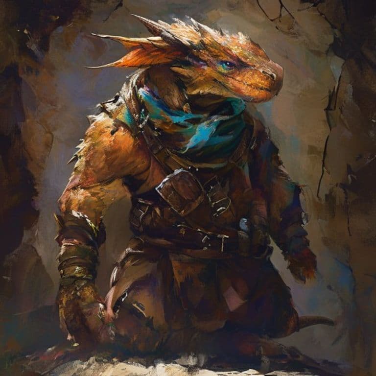 Kobold Dragon Servitor — fantasy monster illustration