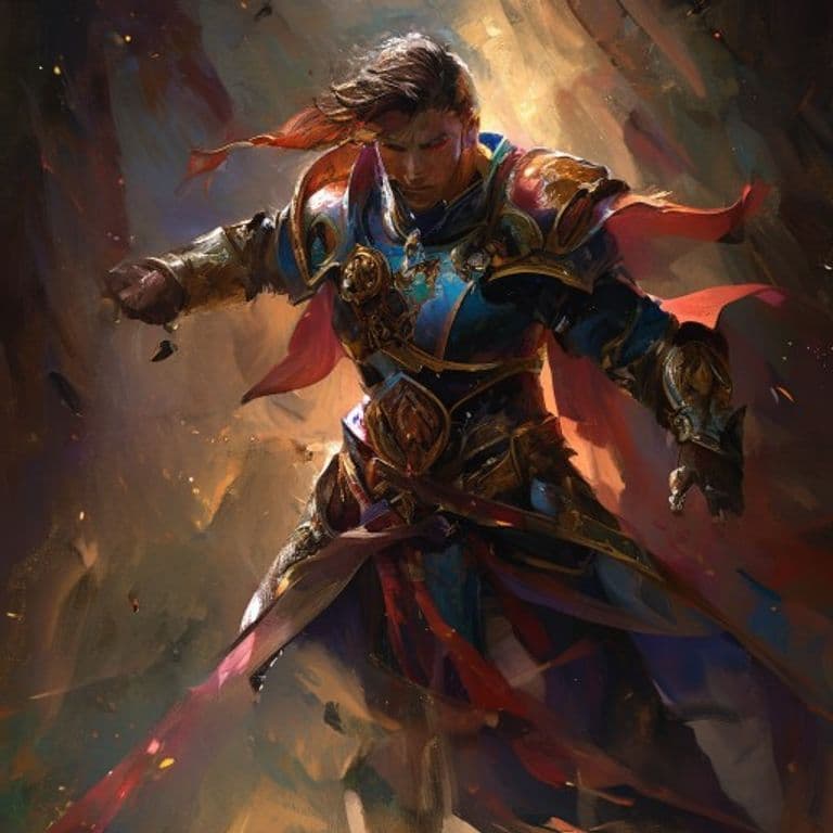 Paladin — fantasy class hero illustration