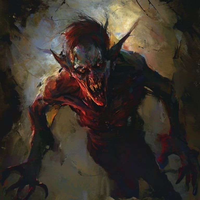 Vampire Spawn — fantasy monster illustration. Vampire Spawn is a medium undead (Challenge Rating 4).
