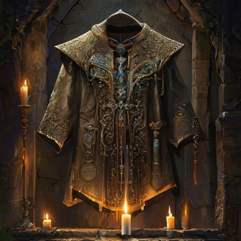 Smuggler's Coat — fantasy item illustration