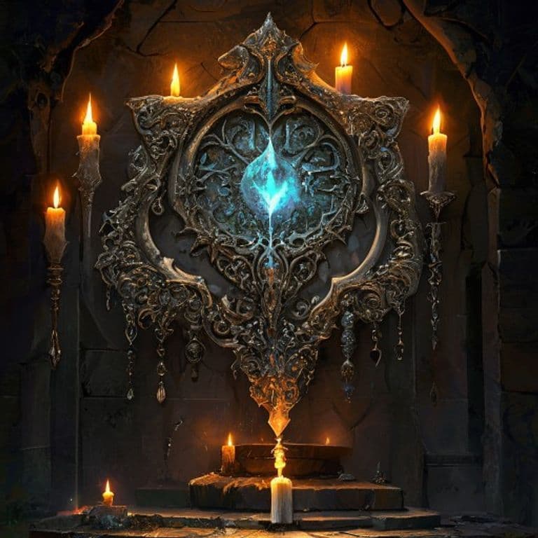 Mantle of the Void — fantasy item illustration