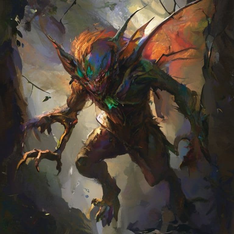 Rochade — fantasy monster illustration