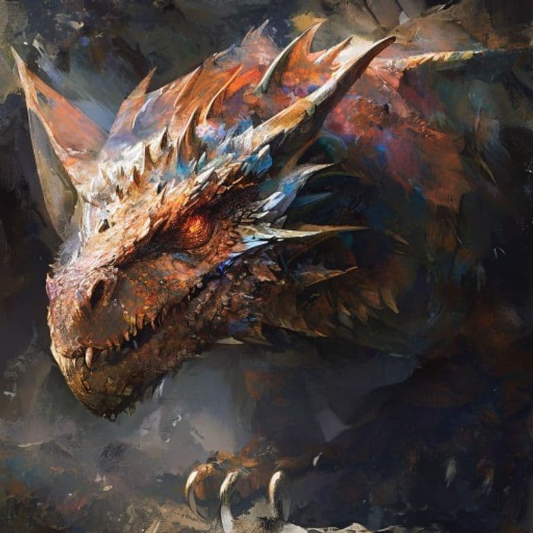 Peluda Drake — fantasy monster illustration