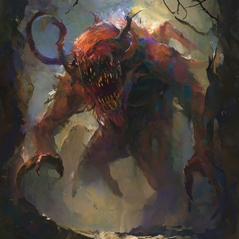 Apau Perape — fantasy monster illustration