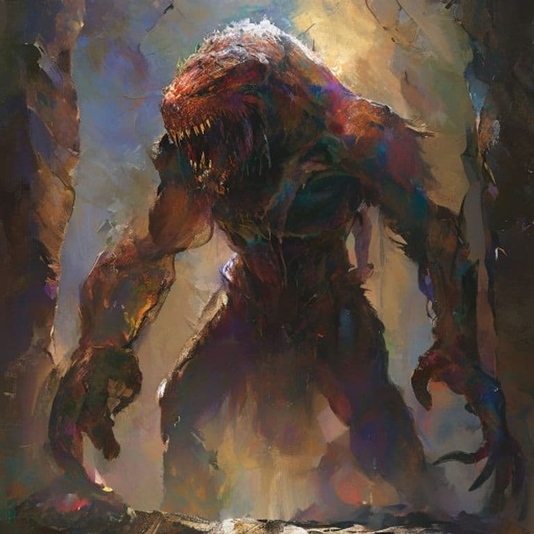Destroyer — fantasy monster illustration