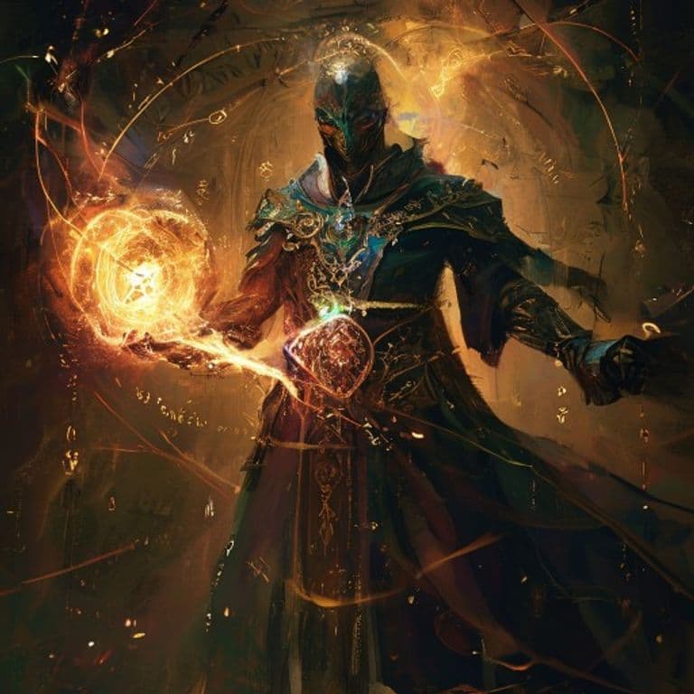 Dark Heraldry — fantasy spell effect illustration. Dark Heraldry is a 3rd-level necromancy available to Druid, Warlock.