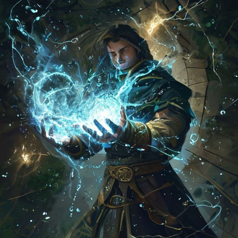 Create or Destroy Water — fantasy spell effect illustration. Create or Destroy Water is a 1st-level transmutation available to Cleric, Druid.