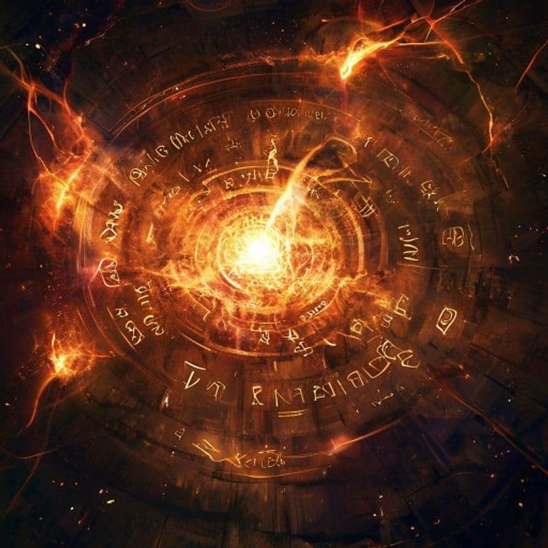 Lesser Maze — fantasy spell effect illustration