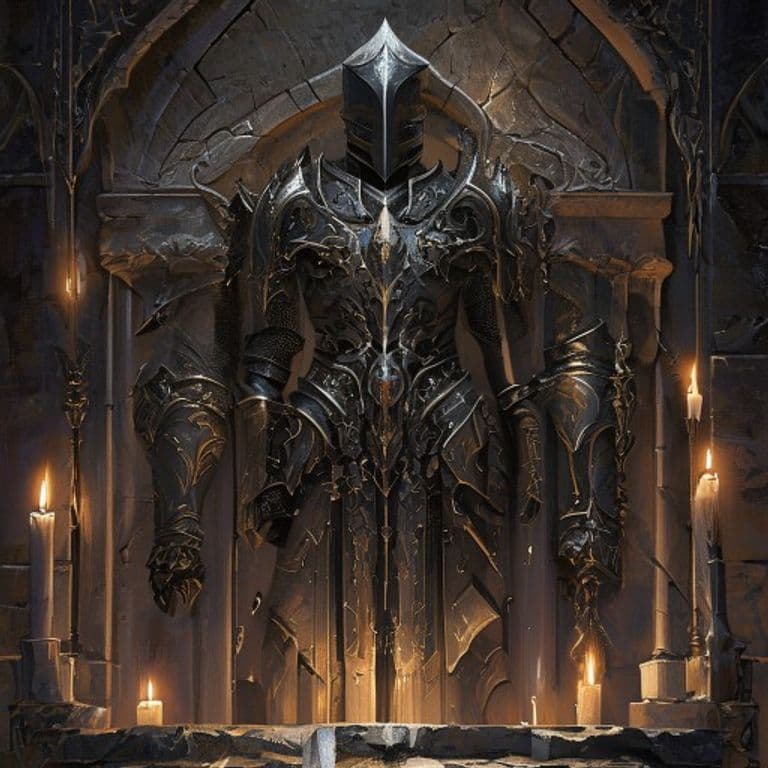 Commander's Plate — fantasy item illustration. Commander's Plate is a magic item (armor) of uncommon rarity.