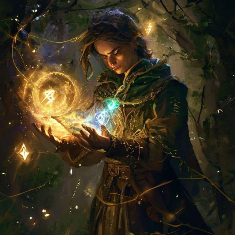 Mark Prey — fantasy spell effect illustration