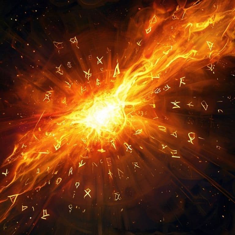 Scorching Ray — fantasy spell effect illustration
