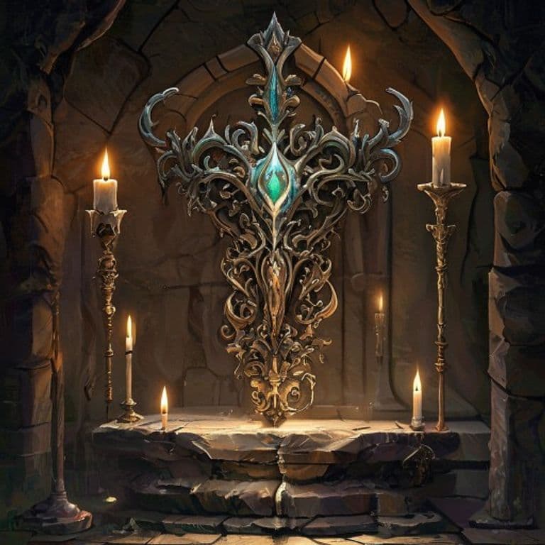 Figurehead of Prowess — fantasy item illustration