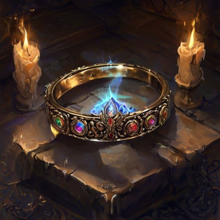 Ring of Spell Negation — fantasy item illustration