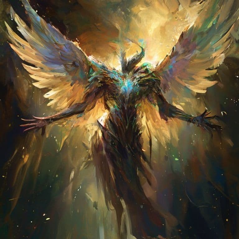Song Angel — fantasy monster illustration