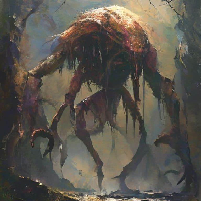 Goliath Longlegs — fantasy monster illustration