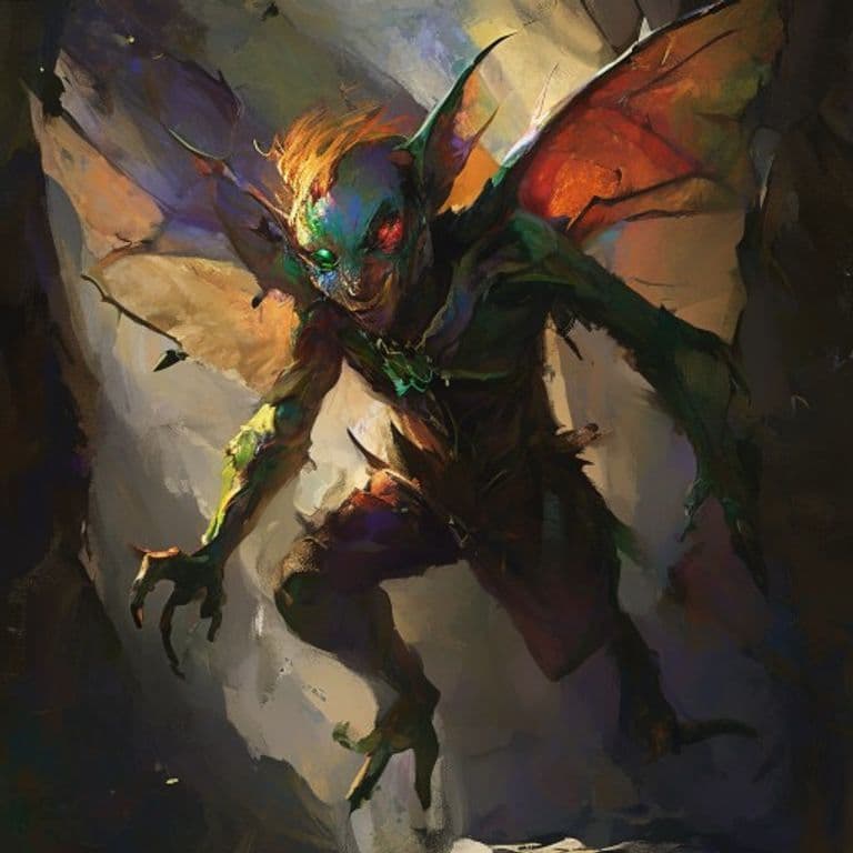 Korrigan — fantasy monster illustration