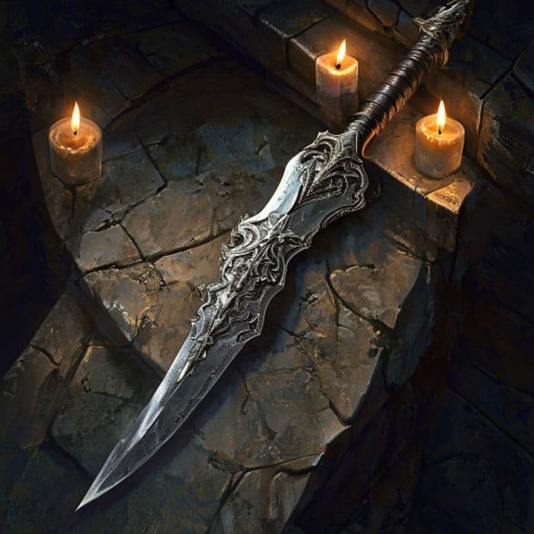 Scimitar of Speed — fantasy item illustration