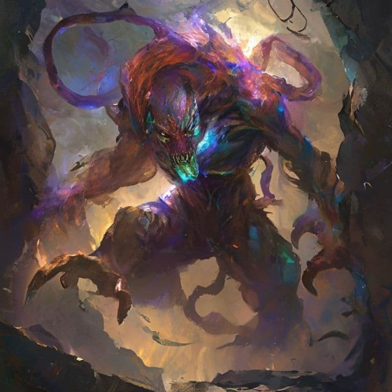 Efreeti — fantasy monster illustration
