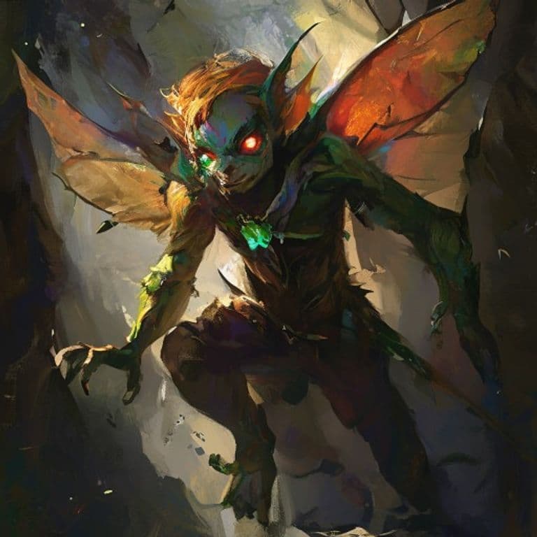 Dau — fantasy monster illustration
