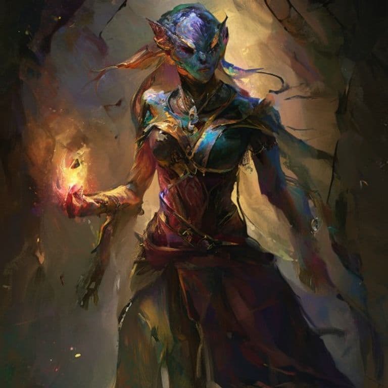 Enchantress — fantasy monster illustration