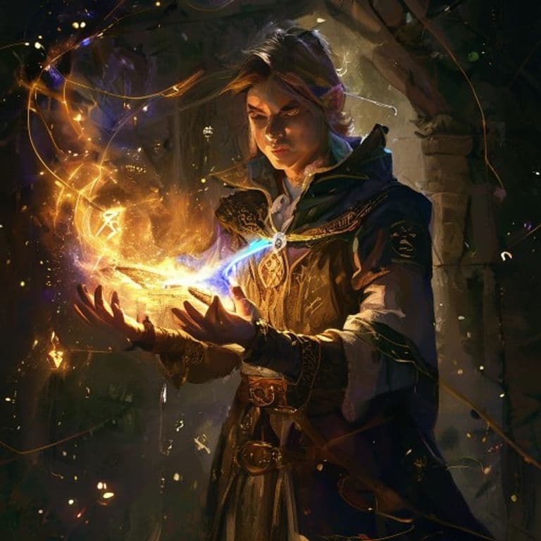 Charm Person — fantasy spell effect illustration. Charm Person is a 1st-level enchantment available to Bard, Cleric, Druid, Sorcerer, Warlock, Wizard.