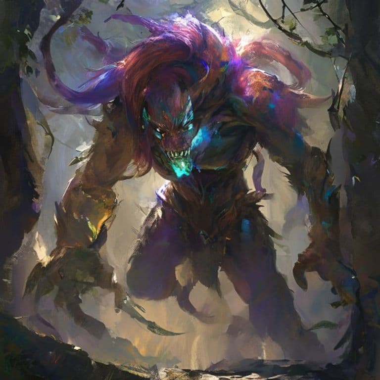 Sila — fantasy monster illustration
