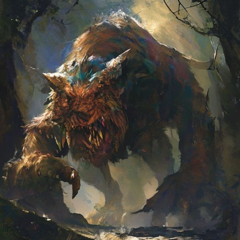 Ngobou — fantasy monster illustration