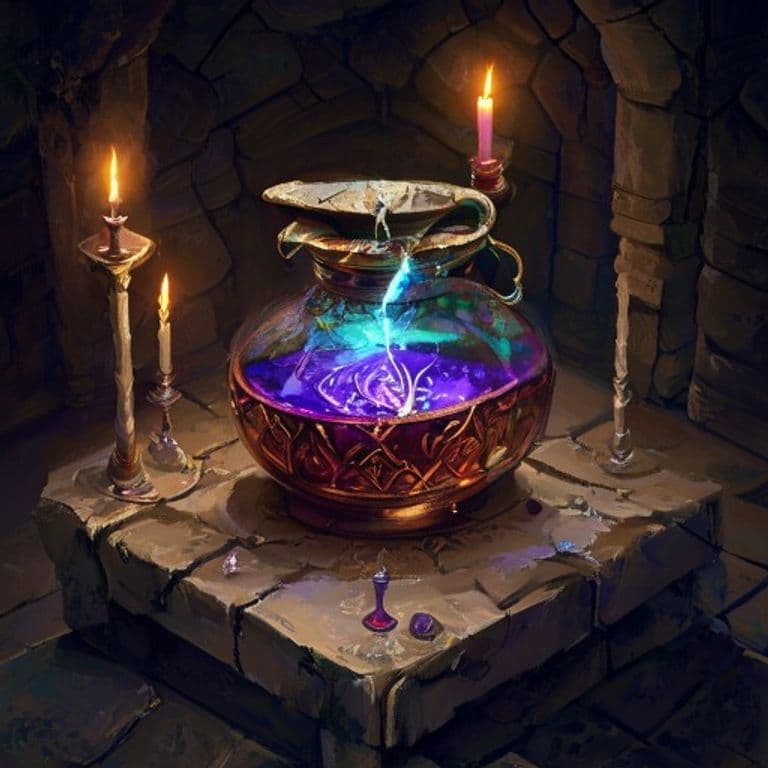 Potion of Resistance — fantasy item illustration. Potion of Resistance is a magic item (potion) of uncommon rarity.