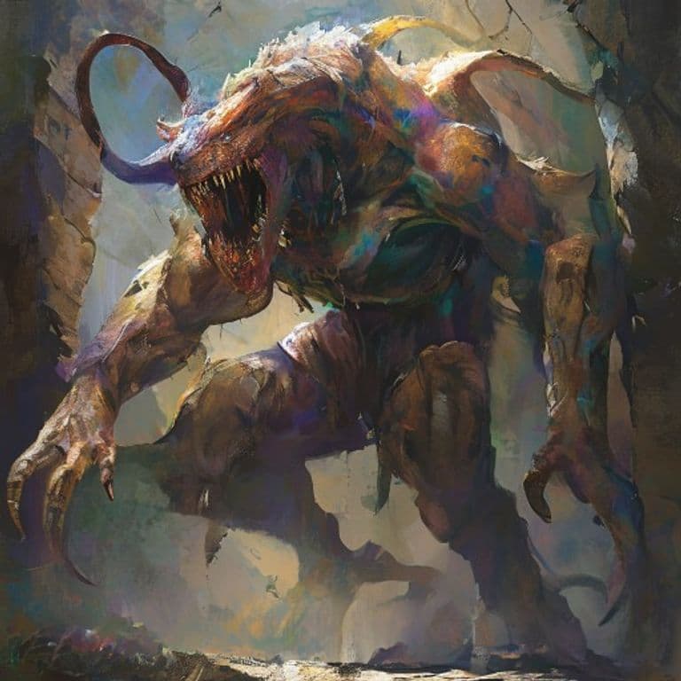Androsphinx — fantasy monster illustration