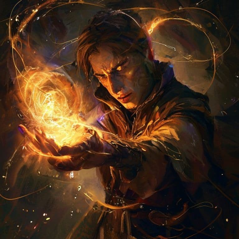 Sneer — fantasy spell effect illustration