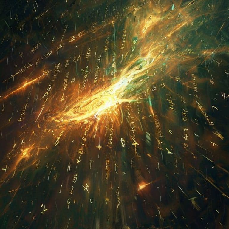 Rain of Blades — fantasy spell effect illustration