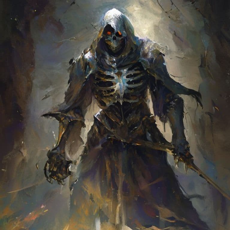 Ghost Knight — fantasy monster illustration