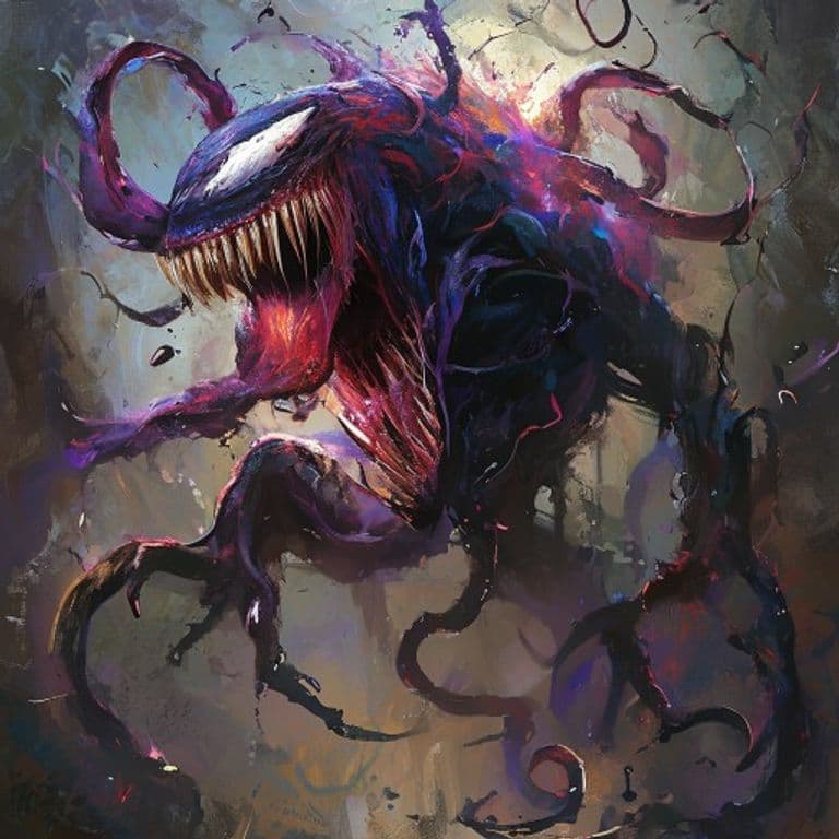 Venom Elemental — fantasy monster illustration