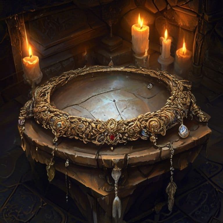 Torc of the Comet — fantasy item illustration