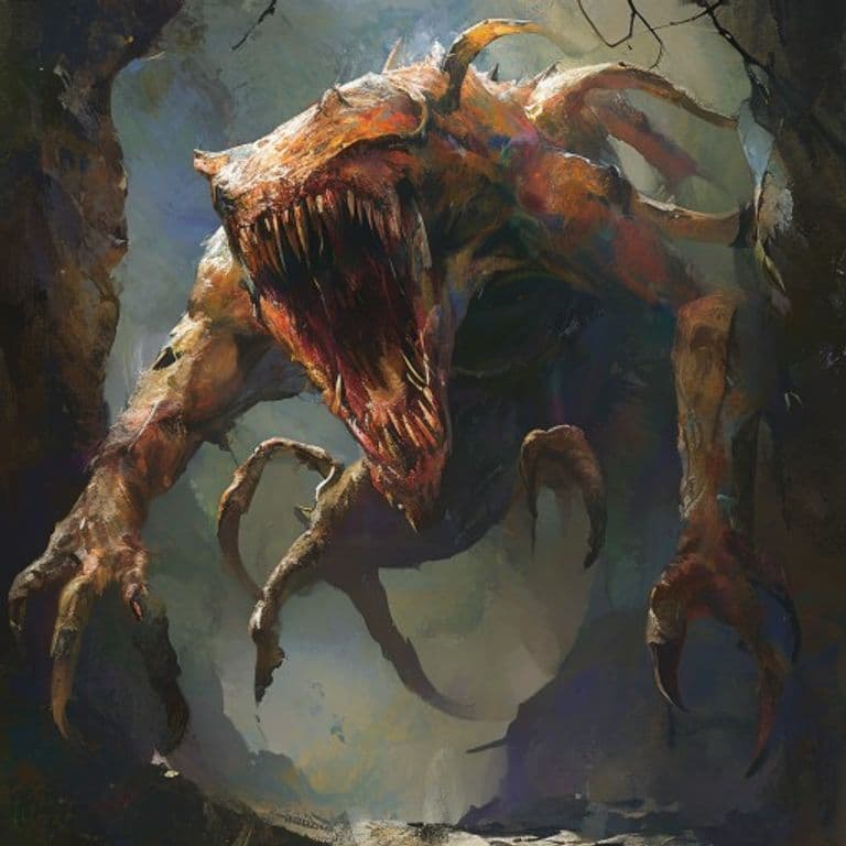 Vorthropod — fantasy monster illustration