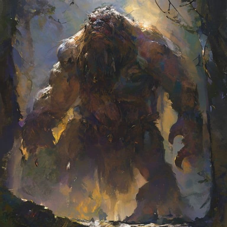 Jotun Giant — fantasy monster illustration
