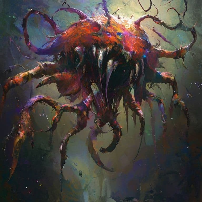 Oculo Swarm — fantasy monster illustration