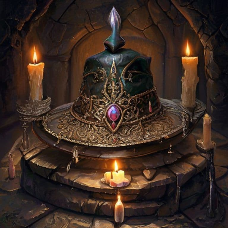 Hat of Grand Entrances — fantasy item illustration