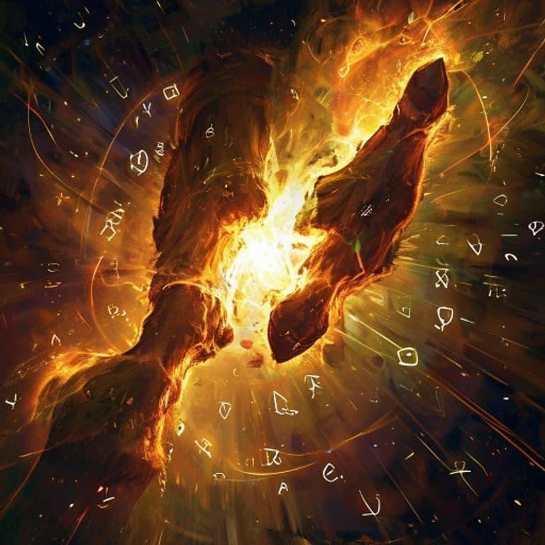 Furious Hooves — fantasy spell effect illustration