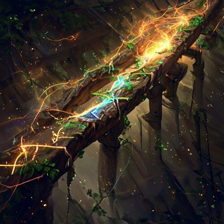 Vine Trestle — fantasy spell effect illustration