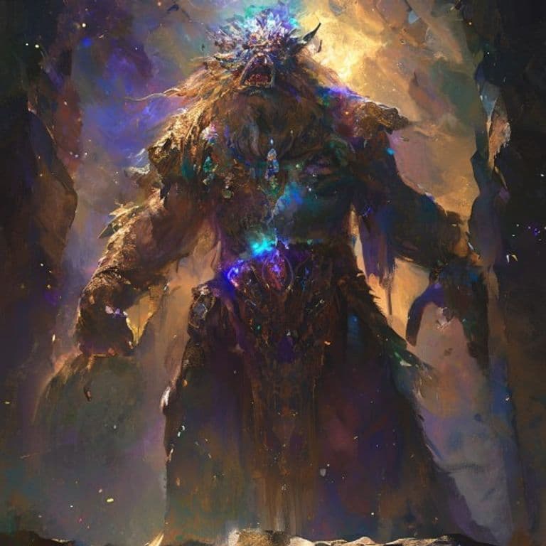 King Fomor — fantasy monster illustration