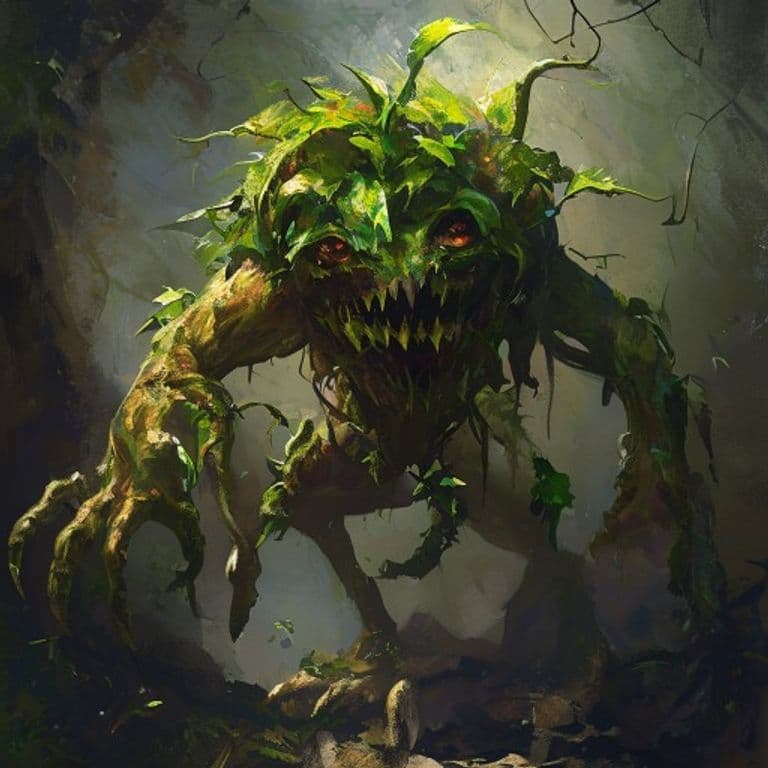 Doom Creeper — fantasy monster illustration