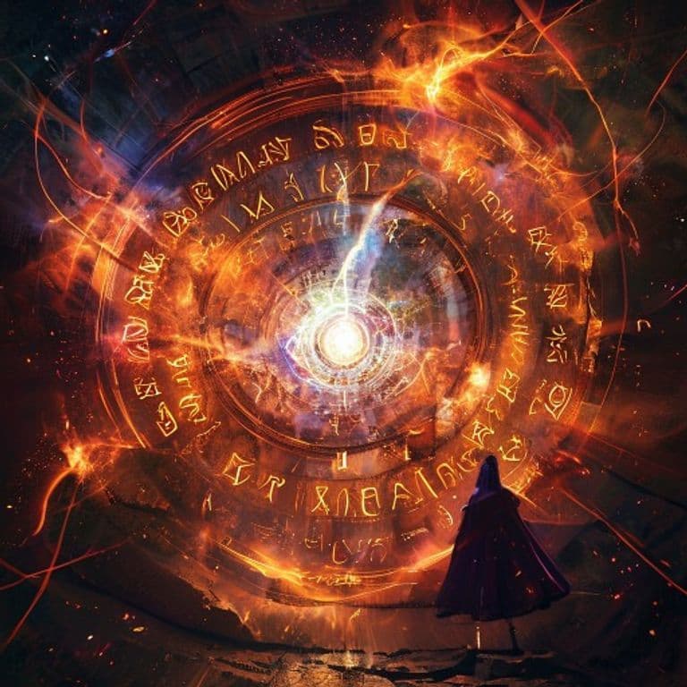 Acid Gate — fantasy spell effect illustration