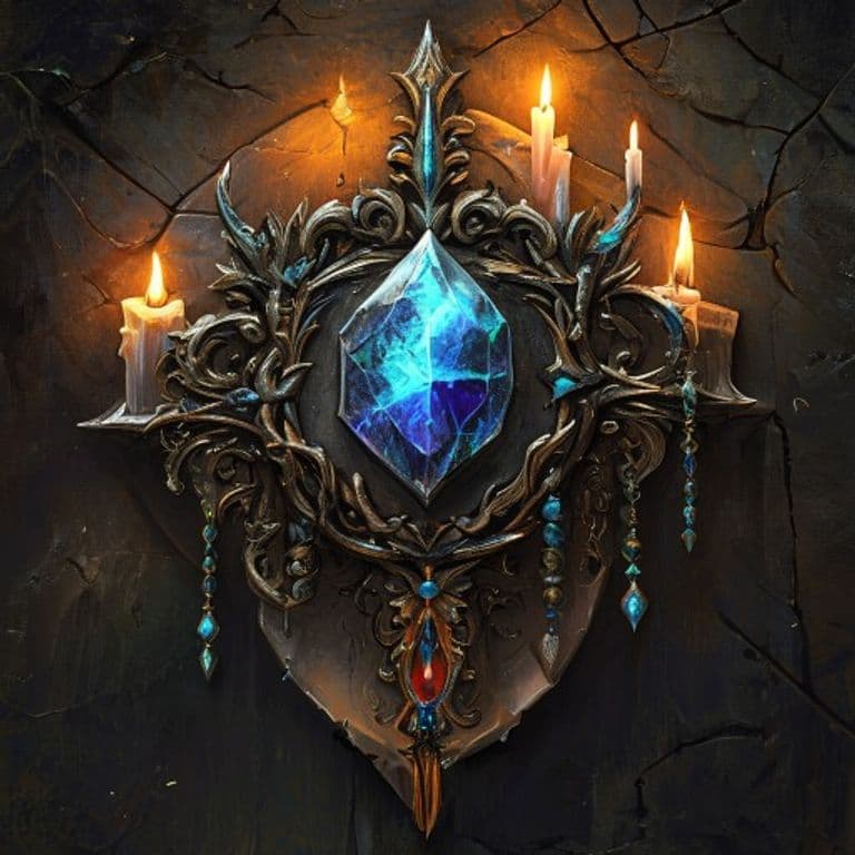 Brooch of Shielding — fantasy item illustration. Brooch of Shielding is a magic item (wondrous item) of uncommon rarity.