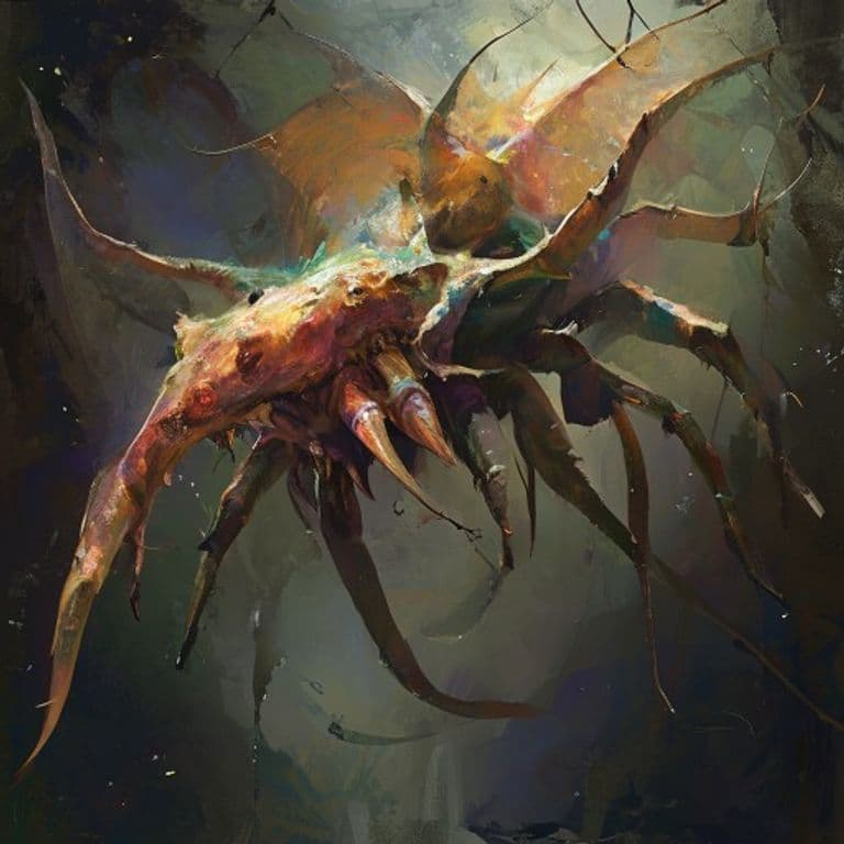 Star-Nosed Diopsid — fantasy monster illustration