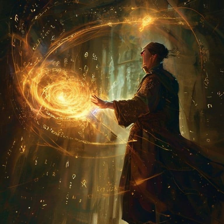 Silence — fantasy spell effect illustration. Silence is a 2nd-level illusion available to Bard, Cleric, Druid, Ranger, Ritual Caster.