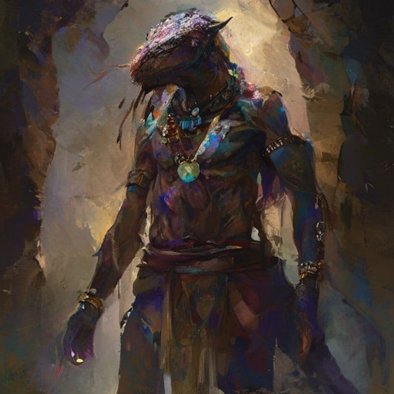 Nkosi Pridelord — fantasy monster illustration