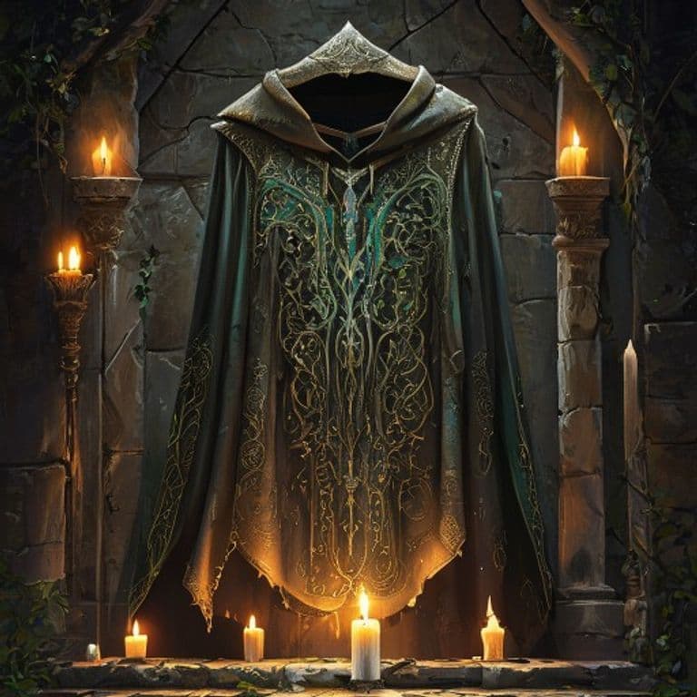 Cloak of Elvenkind — fantasy item illustration. Cloak of Elvenkind is a magic item (wondrous item) of uncommon rarity.